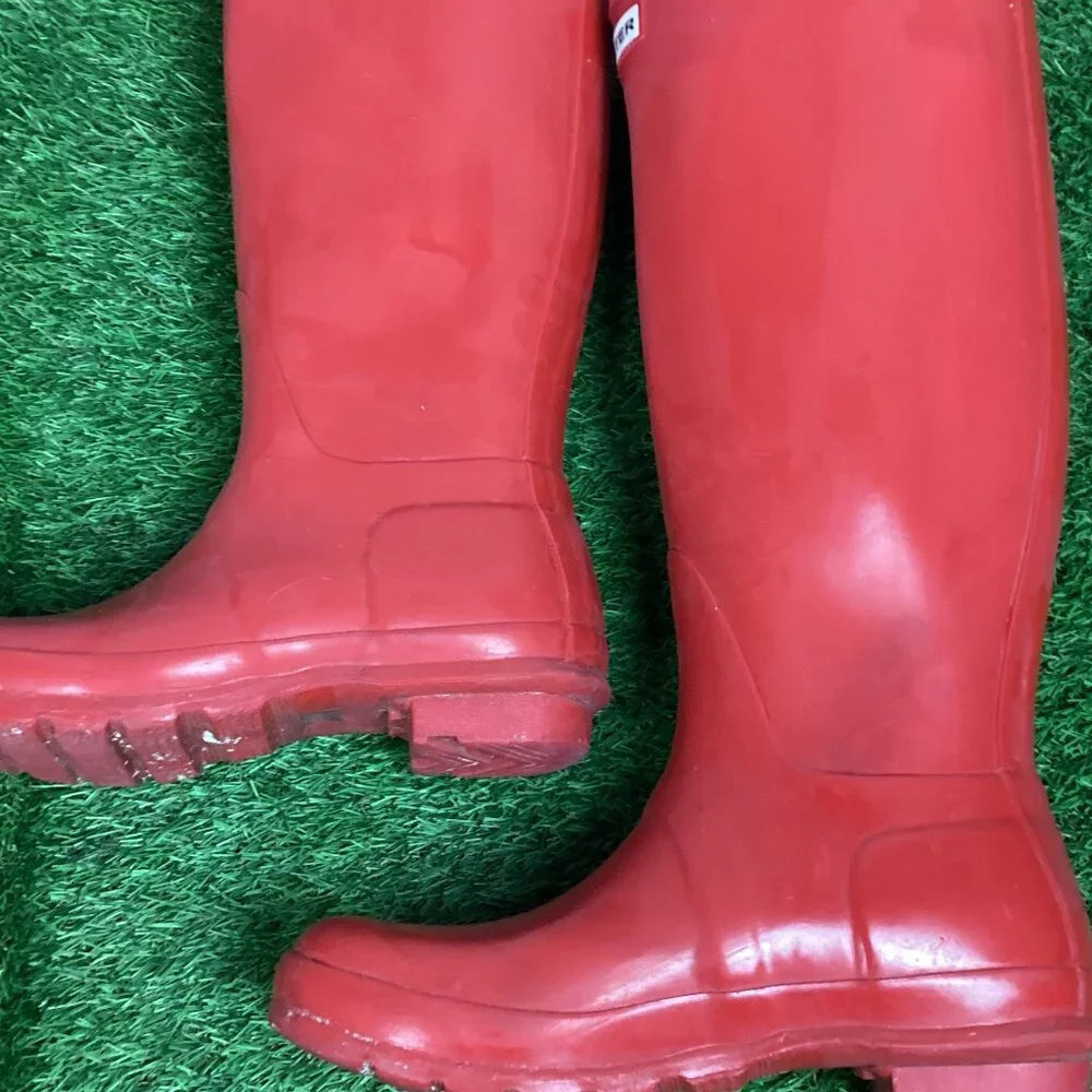 Red Hunter Boots 8 - Picture 8 of 15